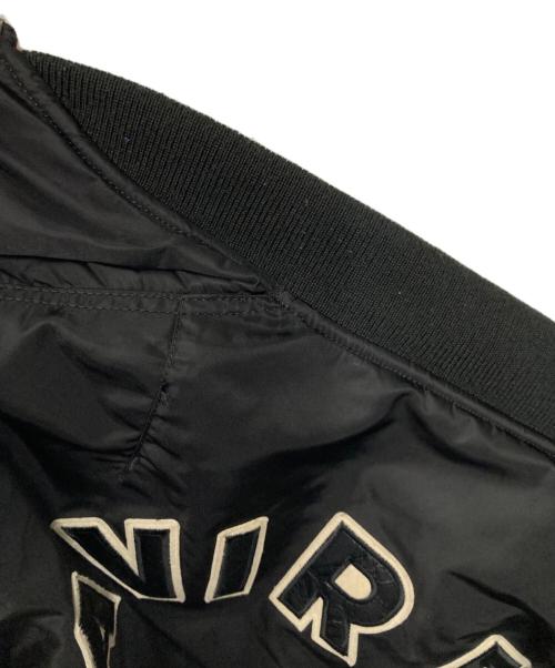 AVIREX（アヴィレックス）AVIREX (アヴィレックス) MA-1ジャケット ブラック サイズ:LARGEの古着・服飾アイテム