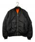 AVIREX（アヴィレックス）の古着「MA-1ジャケット」｜ブラック