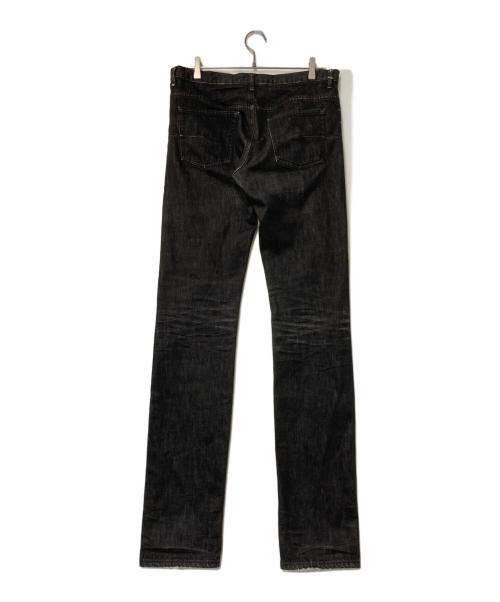 DIOR HOMME（ディオール オム）Dior Homme (ディオール オム) 03SS エディ期 爪痕ダメージ加工デニムパンツ ブラック サイズ:48の古着・服飾アイテム