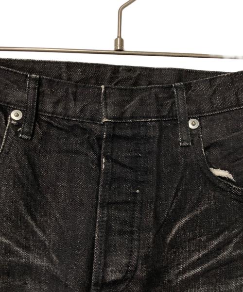 DIOR HOMME（ディオール オム）Dior Homme (ディオール オム) 03SS エディ期 爪痕ダメージ加工デニムパンツ ブラック サイズ:48の古着・服飾アイテム
