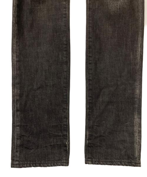 DIOR HOMME（ディオール オム）Dior Homme (ディオール オム) 03SS エディ期 爪痕ダメージ加工デニムパンツ ブラック サイズ:48の古着・服飾アイテム