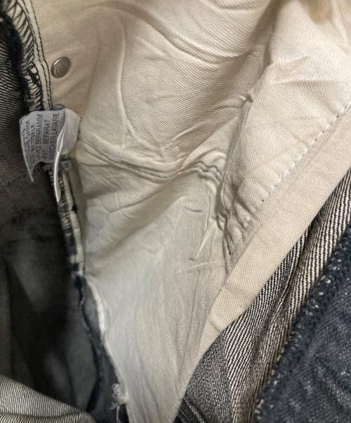 DIOR HOMME（ディオール オム）Dior Homme (ディオール オム) 03SS エディ期 爪痕ダメージ加工デニムパンツ ブラック サイズ:48の古着・服飾アイテム