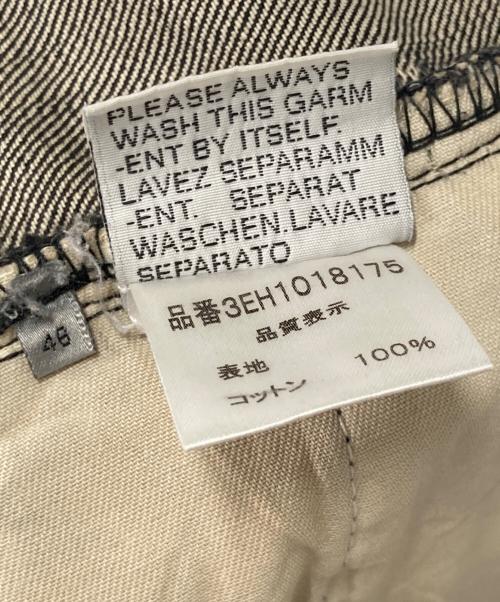 DIOR HOMME（ディオール オム）Dior Homme (ディオール オム) 03SS エディ期 爪痕ダメージ加工デニムパンツ ブラック サイズ:48の古着・服飾アイテム