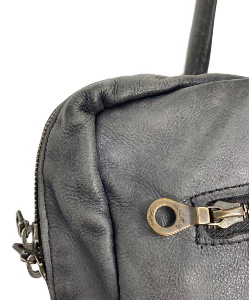 Jas-M.B.（ジャスエムビー）Jas-M.B. (ジャスエムビー) レザートートバッグ グレーの古着・服飾アイテム