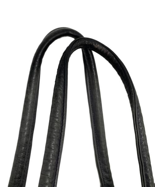 Jas-M.B.（ジャスエムビー）Jas-M.B. (ジャスエムビー) レザートートバッグ グレーの古着・服飾アイテム