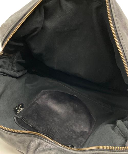 Jas-M.B.（ジャスエムビー）Jas-M.B. (ジャスエムビー) レザートートバッグ グレーの古着・服飾アイテム