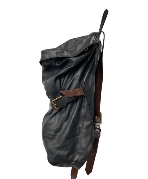 Jas-M.B.（ジャスエムビー）Jas-M.B. (ジャスエムビー) レザーバックパック ブラックの古着・服飾アイテム