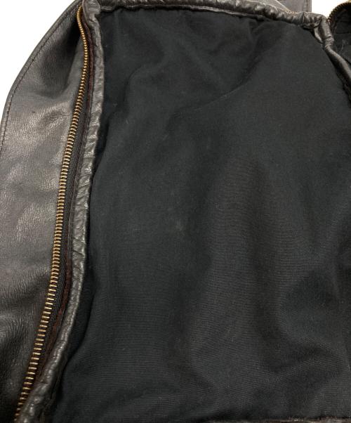 Jas-M.B.（ジャスエムビー）Jas-M.B. (ジャスエムビー) レザーバックパック ブラックの古着・服飾アイテム