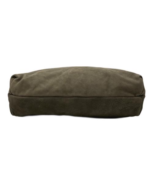 Jas-M.B.（ジャスエムビー）Jas-M.B. (ジャスエムビー) レザーショルダーバッグ カーキの古着・服飾アイテム