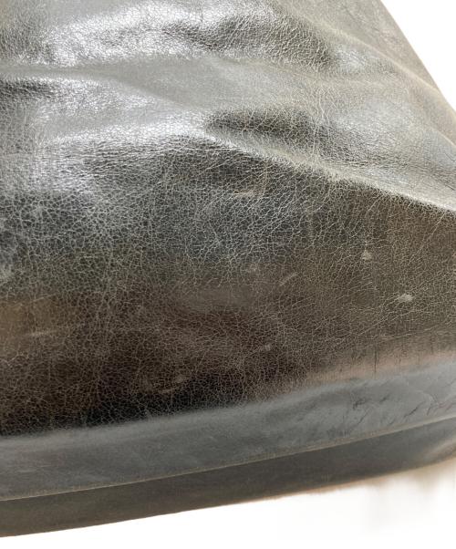 Jas-M.B.（ジャスエムビー）Jas-M.B. (ジャスエムビー) レザートートバッグ ブラウン×ブラックの古着・服飾アイテム