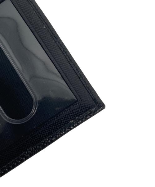 PRADA（プラダ）PRADA (プラダ) サフィアーノレザー パスケース ブラックの古着・服飾アイテム