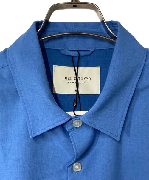 PUBLIC TOKYO（パブリックトウキョウ）PUBLIC TOKYO (パブリックトウキョウ) コンフォートリラックスシャツ ブルー サイズ:1 未使用品の古着・服飾アイテム