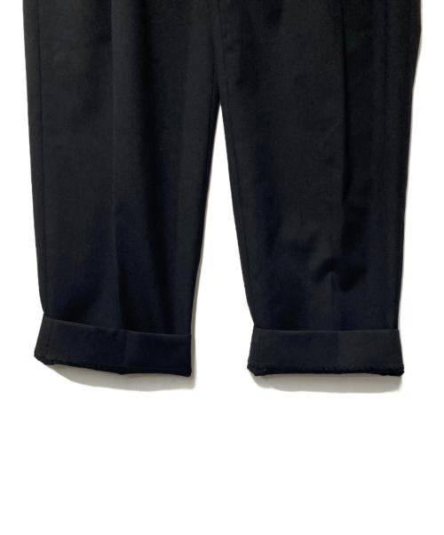 stein（シュタイン）stein (シュタイン) DOUBLE WIDE TROUSERS ブラック サイズ:Ｌの古着・服飾アイテム