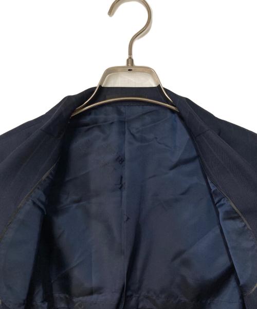 BLACK LABEL CRESTBRIDGE（ブラックレーベル クレストブリッジ）BLACK LABEL CRESTBRIDGE (ブラックレーベル クレストブリッジ) 3ピース ストライプウールセットアップスーツ ネイビー サイズ:36Rの古着・服飾アイテム