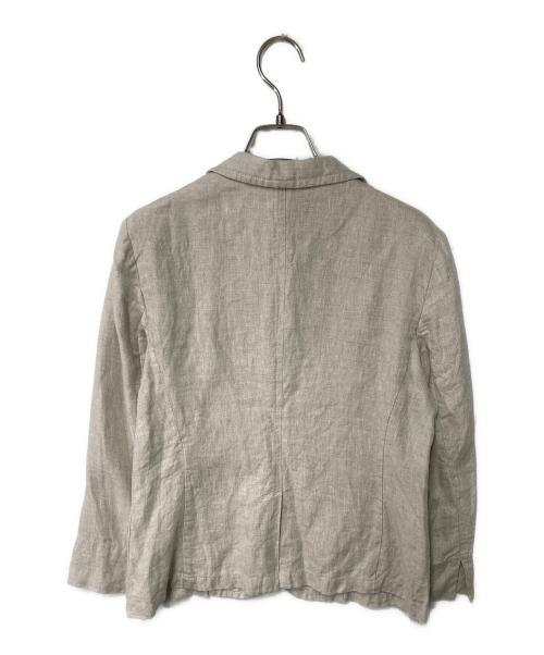 WEEKEND Max Mara（ウィークエンド マックスマーラ）WEEKEND Max Mara (ウィークエンド マックスマーラ) リネンテーラードジャケット ベージュ サイズ:40の古着・服飾アイテム