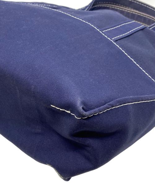 L.L.Bean（エルエルビーン）L.L.Bean (エルエルビーン) BEAMS (ビームス) DEEP BOTTOM BOAT&TOTE USA製 ネイビーの古着・服飾アイテム