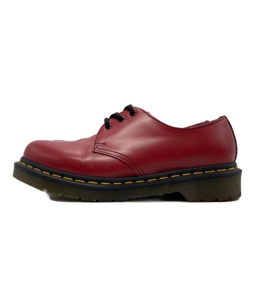 Dr.Martens（ドクターマーチン）Dr.Martens (ドクターマーチン) 1461 3ホールシューズ レッド サイズ:UK4/EU37の古着・服飾アイテム