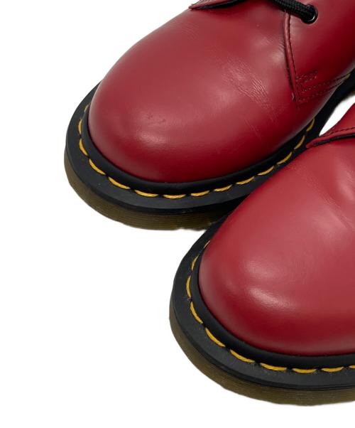 Dr.Martens（ドクターマーチン）Dr.Martens (ドクターマーチン) 1461 3ホールシューズ レッド サイズ:UK4/EU37の古着・服飾アイテム