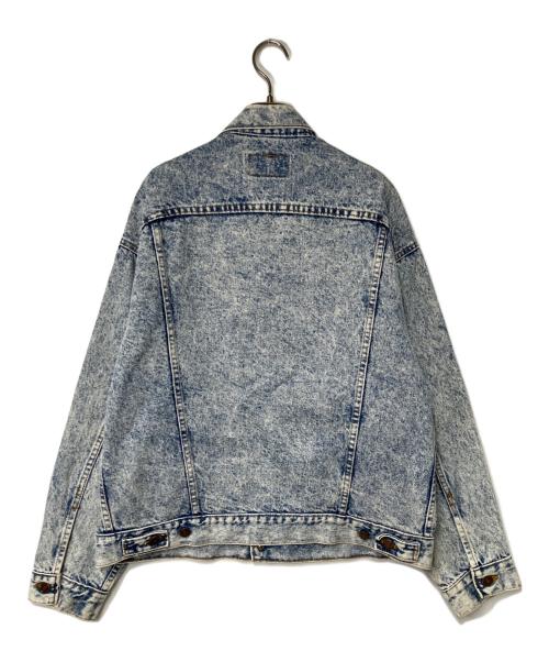 LEVI'S（リーバイス）LEVI'S (リーバイス) ボタン裏527 USA製 ケミカルウォッシュ デニムジャケット インディゴ サイズ:Lの古着・服飾アイテム