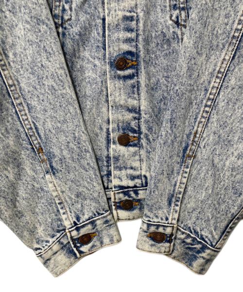 LEVI'S（リーバイス）LEVI'S (リーバイス) ボタン裏527 USA製 ケミカルウォッシュ デニムジャケット インディゴ サイズ:Lの古着・服飾アイテム