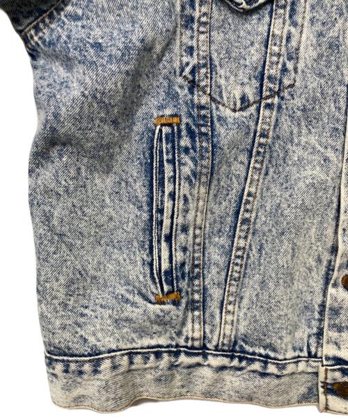 LEVI'S（リーバイス）LEVI'S (リーバイス) ボタン裏527 USA製 ケミカルウォッシュ デニムジャケット インディゴ サイズ:Lの古着・服飾アイテム