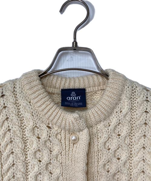 aran WOOLLEN MILLS（アラン ウーレンミルズ）aran WOOLLEN MILLS (アラン ウーレンミルズ) アランニットカーディガン ベージュ サイズ:XXLの古着・服飾アイテム