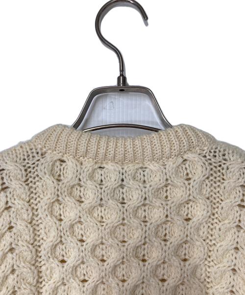 aran WOOLLEN MILLS（アラン ウーレンミルズ）aran WOOLLEN MILLS (アラン ウーレンミルズ) アランニットカーディガン ベージュ サイズ:XXLの古着・服飾アイテム