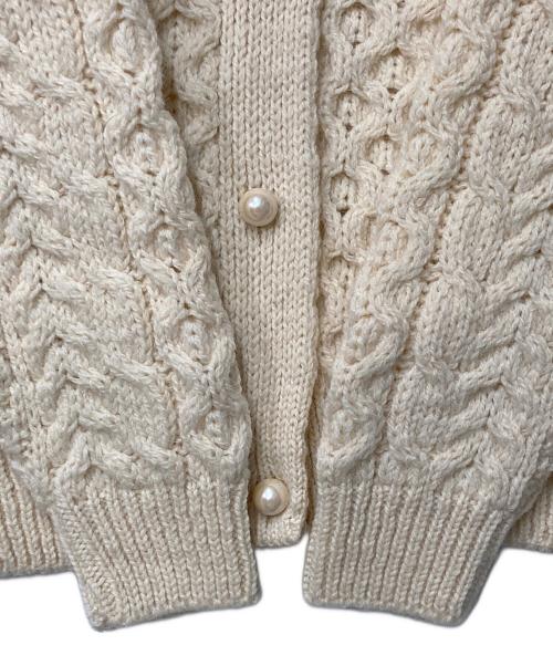 aran WOOLLEN MILLS（アラン ウーレンミルズ）aran WOOLLEN MILLS (アラン ウーレンミルズ) アランニットカーディガン ベージュ サイズ:XXLの古着・服飾アイテム