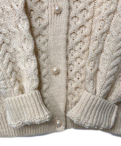 aran WOOLLEN MILLS（アラン ウーレンミルズ）aran WOOLLEN MILLS (アラン ウーレンミルズ) アランニットカーディガン ベージュ サイズ:XXLの古着・服飾アイテム