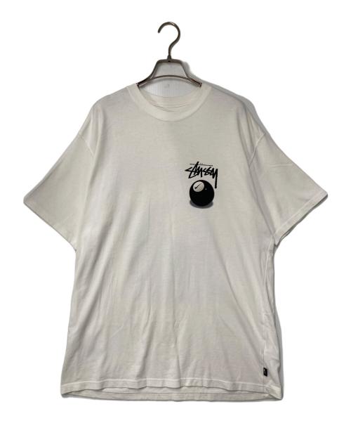 NIKE（ナイキ）NIKE (ナイキ) stussy (ステューシー) SS 8 Ball T-Shirt ホワイト サイズ:Mの古着・服飾アイテム