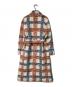 LEVI'S MADE&CRAFTED (リーバイスメイドクラフテッド) Women's Brush Plaid Overcoat ホワイト×レッド×ブルー サイズ:XS 未使用品：8000円