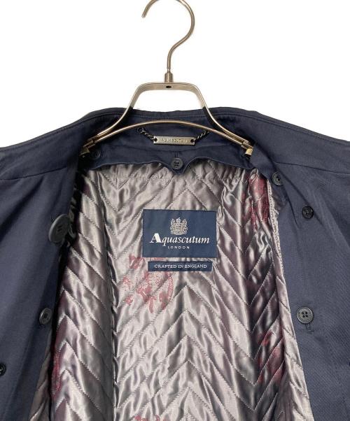 Aquascutum（アクアスキュータム）Aquascutum (アクアスキュータム) ライナー付トレンチコート ネイビー サイズ:SIZE 10 REGの古着・服飾アイテム