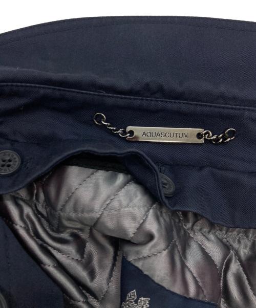 Aquascutum（アクアスキュータム）Aquascutum (アクアスキュータム) ライナー付トレンチコート ネイビー サイズ:SIZE 10 REGの古着・服飾アイテム