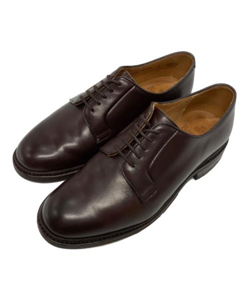 berwick（バーウィック）berwick (バーウィック) プレーントゥシューズ ブラウン サイズ:UK6の古着・服飾アイテム