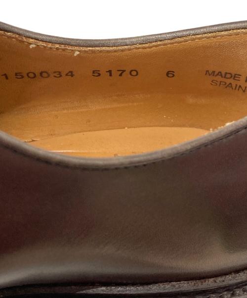 berwick（バーウィック）berwick (バーウィック) プレーントゥシューズ ブラウン サイズ:UK6の古着・服飾アイテム