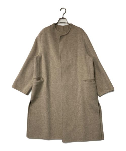 Plage（プラージュ）Plage (プラージュ) ハミルトンノーカラーコート ベージュ サイズ:38の古着・服飾アイテム