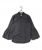 MADISON BLUEマディソンブルー）の古着「BELL SLEEVE SH WASHED OUT」｜グレー