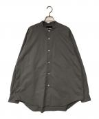 GOLDWINゴールドウイン）の古着「Oversized Band Collar Shirt」｜グレー