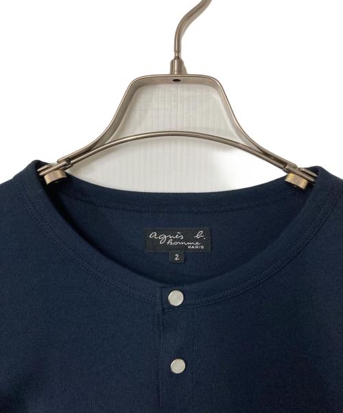 agnes b homme（アニエスベーオム）agnes b homme (アニエスベーオム) CARDIGAN PRESSION ネイビー サイズ:2の古着・服飾アイテム