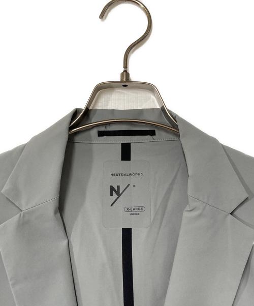 NEUTRALWORKS（ニュートラルワークス）NEUTRALWORKS (ニュートラルワークス) RABI/TAILORED JACKET ライトグレー サイズ:X-LARGEの古着・服飾アイテム