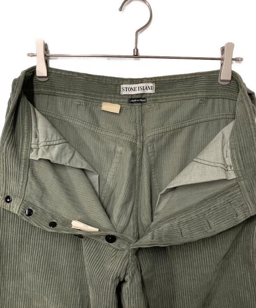 STONE ISLAND MARINA（ストーンアイランド マリーナ）STONE ISLAND MARINA (ストーンアイランド マリーナ) 96AW コーデュロイパンツ グリーン サイズ:46の古着・服飾アイテム
