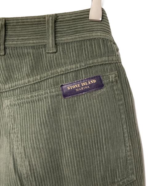 STONE ISLAND MARINA（ストーンアイランド マリーナ）STONE ISLAND MARINA (ストーンアイランド マリーナ) 96AW コーデュロイパンツ グリーン サイズ:46の古着・服飾アイテム