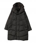 LAUREN RALPH LAURENローレンラルフローレン）の古着「フーデットダウンコート」｜ブラック
