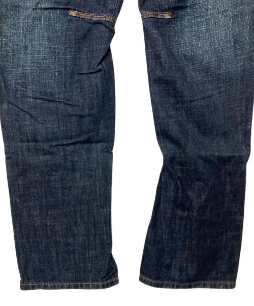 MARITHE+FRANCOIS GIRBAUD（マリテフランソワジルボー）MARITHE+FRANCOIS GIRBAUD (マリテフランソワジルボー) ダメージ加工デニムパンツ インディゴ サイズ:Lの古着・服飾アイテム