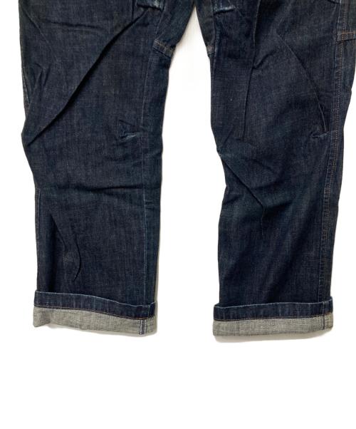 MARITHE+FRANCOIS GIRBAUD（マリテフランソワジルボー）MARITHE+FRANCOIS GIRBAUD (マリテフランソワジルボー) ダメージ加工デニムパンツ インディゴ サイズ:Lの古着・服飾アイテム