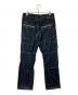 MARITHE+FRANCOIS GIRBAUD (マリテフランソワジルボー) ダメージ加工デニムパンツ インディゴ サイズ:L：6000円