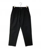 GOLDWINゴールドウイン）の古着「One Tuck Tapered Stretch Pants」｜ブラック