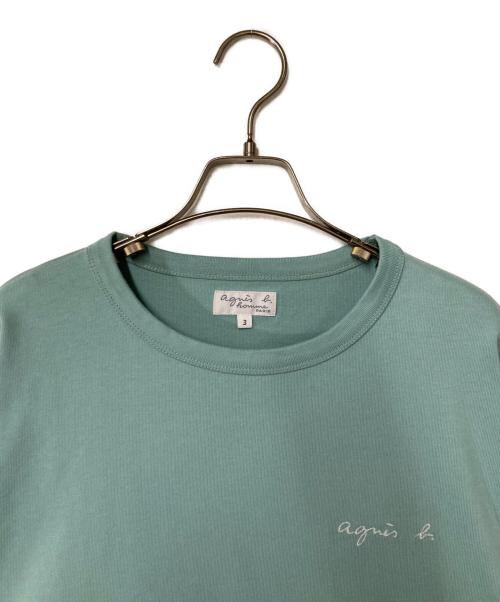 agnes b homme（アニエスベーオム）agnes b homme (アニエスベーオム) Tシャツ ミントグリーン サイズ:3の古着・服飾アイテム