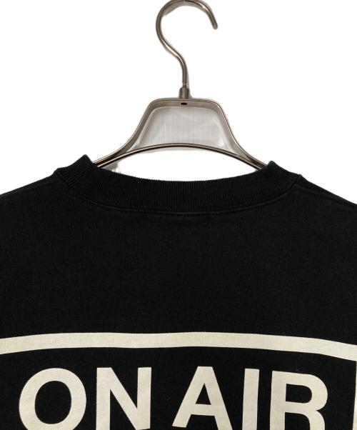 ONAIR（オンエア―）ONAIR (オンエア―) クルーネックスウェット ブラック サイズ:Lの古着・服飾アイテム