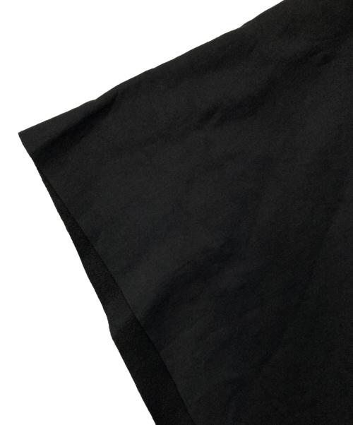 NISHIMOTO IS THE MOUTH（ニシモトイズザマウス）NISHIMOTO IS THE MOUTH (ニシモトイズザマウス) WIDE SWEAT PONCHO ブラック サイズ:FREEの古着・服飾アイテム